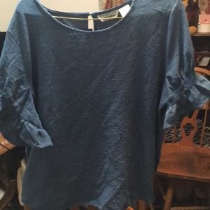Blue dress shirt size xl